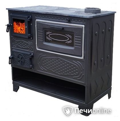 Отопительно-варочная печь МастерПечь ПВ-05С с духовым шкафом, 8.5 кВт в Сургуте
